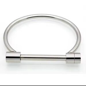 New Luxury Designer-style D-Shaped Screw Cuff Bracelet
